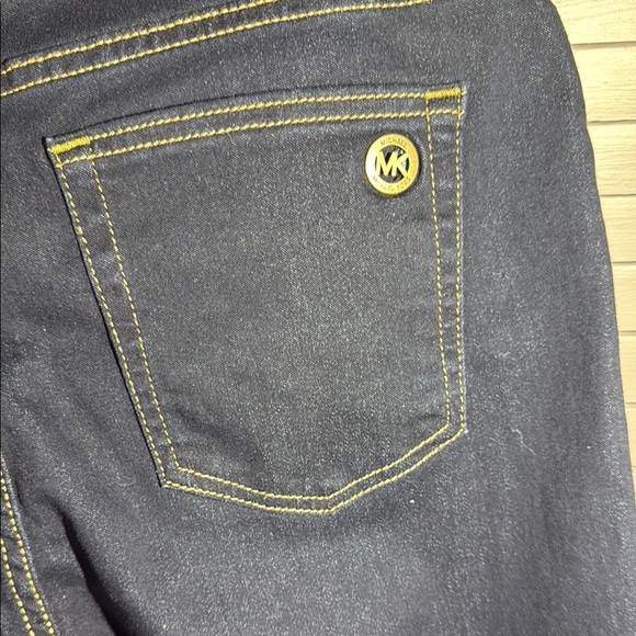 Michael Kors Blue Skinny Jeans with Rich Indigo Hue - Picture 4 of 7